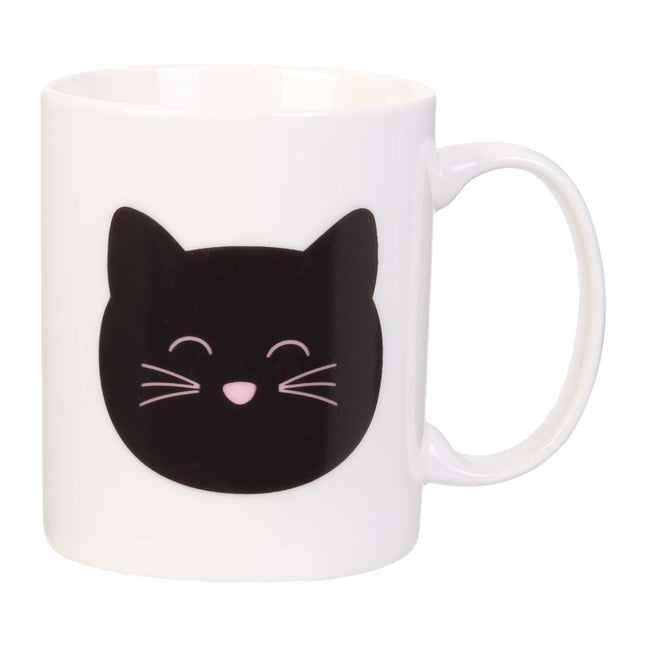 Taza reactiva al calor estampado "Gato" - KA4188