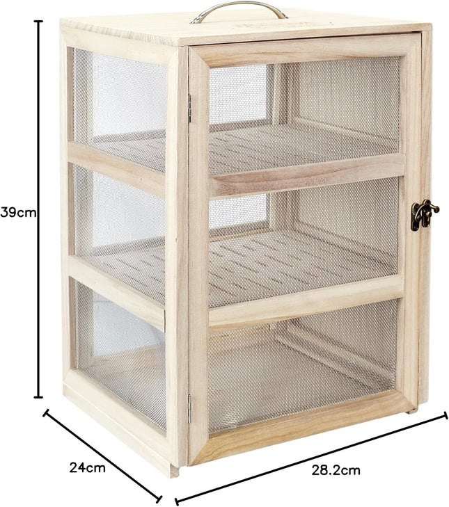 Caja para alimentos de despensa 28,2x39x24cm