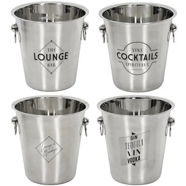 Cubeta de hielo de acero inox D22cm - KV7014