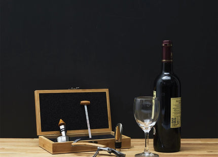 Set de regalo de vino "Millésime Meilleur Papa" - KV7391