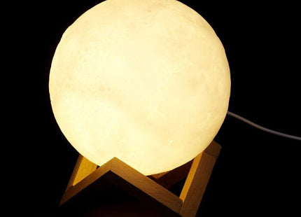 Luz nocturna de luna 3D Con batería recargable - LA10427