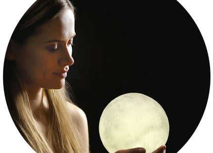 Luz nocturna de luna 3D Con batería recargable - LA10427