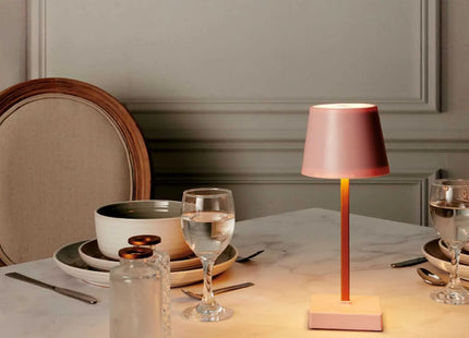 Velador de mesa LED Táctil rosa - LA10490