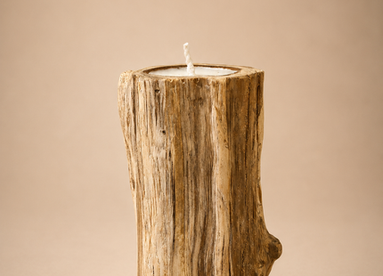 Vela de madera A18cm - MB1042026