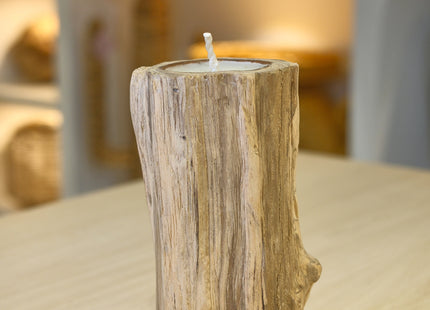 Vela de madera A18cm - MB1042026
