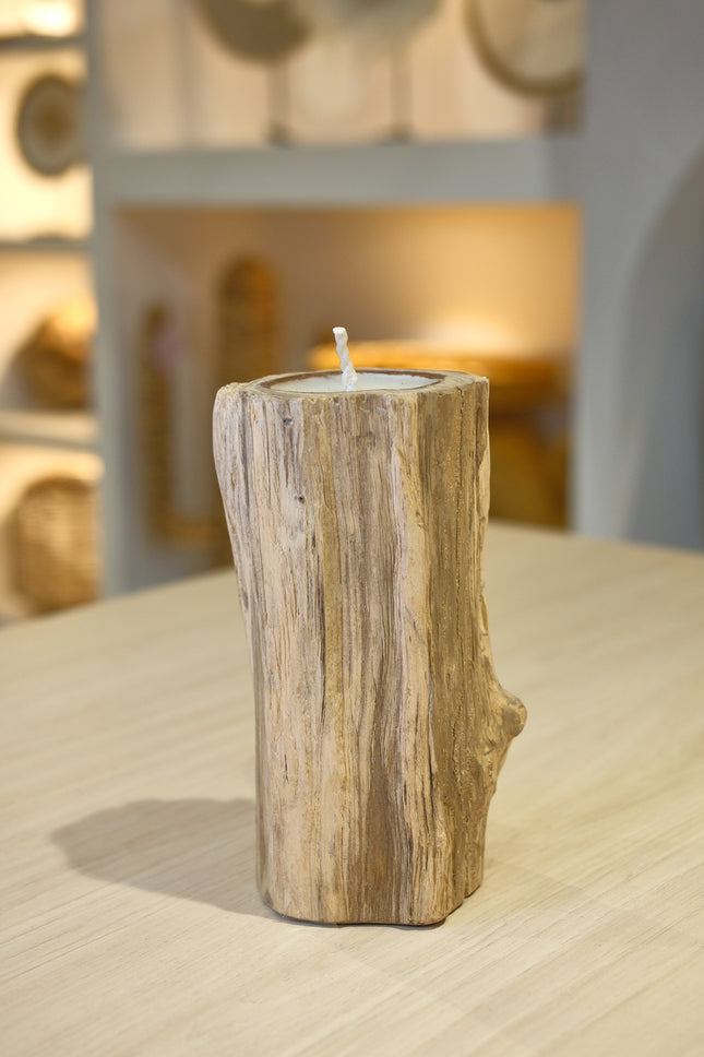 Vela de madera A18cm - MB1042026