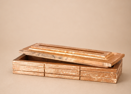 Caja para incienso de madera 30x10cm - MB1082026