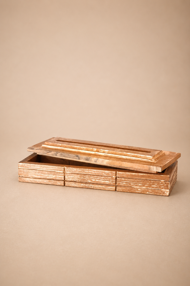 Caja para incienso de madera 30x10cm - MB1082026