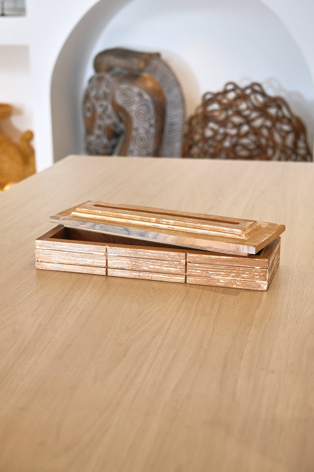 Caja para incienso de madera 30x10cm - MB1082026