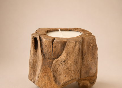 Vela de madera 18x20cm - MB1132026