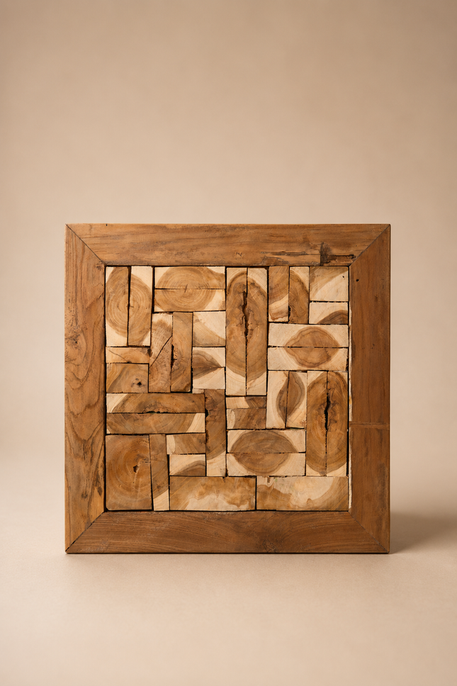 Deco pared de madera 50x 50cm - MB402025