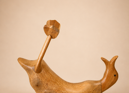Porta botellas de madera "Pato" - MB521