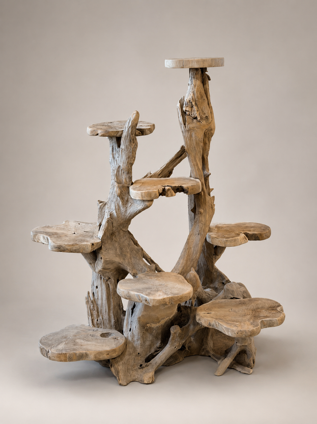 Estante decorativo de madera 120cm  - MB6342025