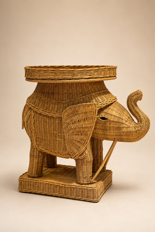 Elefante de ratán 80x45cm - MB6532025