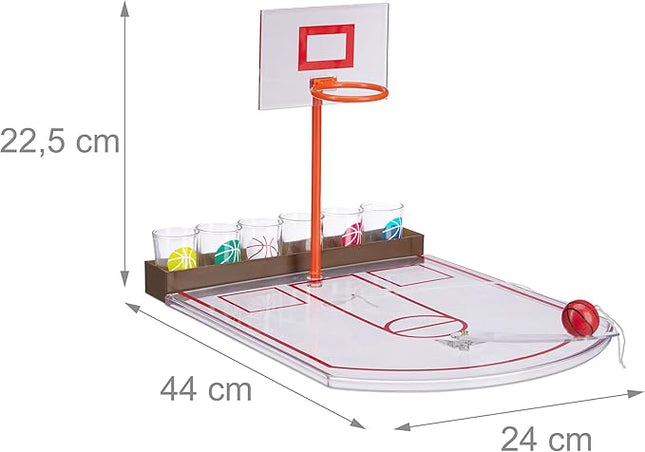 Juego de beber de baloncesto x6 vasos - MG3039