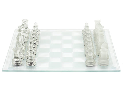Juego de ajedrez de vidrio 25x25cm - MG3328