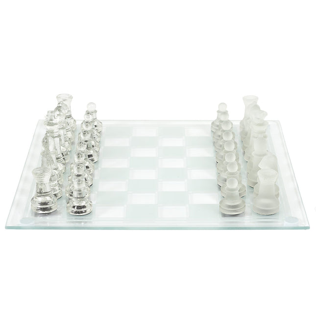 Juego de ajedrez de vidrio 25x25cm - MG3328