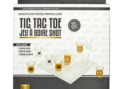 Juego de shots de "Tres en raya" de vidrio - MG3371