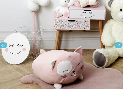 Almohada de peluche de gato rosa - PE9806