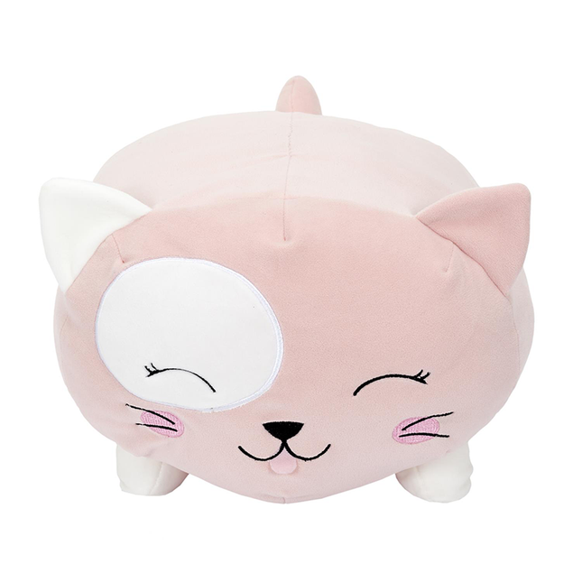 Almohada de peluche de gato rosa - PE9806