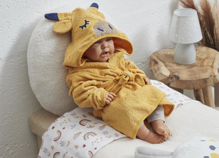 Albornoz para bebé "Tom & Zoé" 0-6 meses  de algodón - PU0042