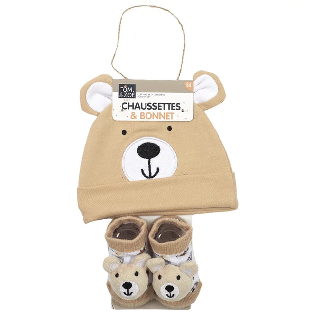 Conjunto de media y gorra para bebés - PU2168