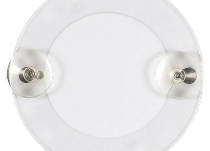 Espejo de  5 Aumentos "Cosmetic club" D9cm, plástico con ventosas  doble cara - SB10179