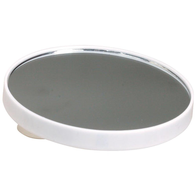 Espejo de  5 Aumentos "Cosmetic club" D9cm, plástico con ventosas  doble cara - SB10179